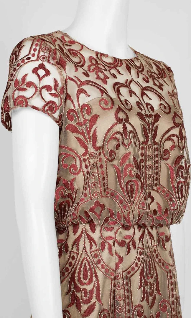 Formal Gowns JS Collections - 866967 Embroidered Blouson Long Dress 9 Formal Gowns JS Collections - 866967 Embroidered Blouson Long Dress