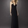 La Femme - 12735 Jeweled Multi-Strap V-Neck Long Evening Dress Formal Gowns