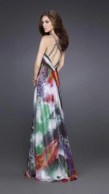 Formal Gowns La Femme - 15639 One-Shoulder Jewel Embellished Sheer Evening Dress 4 Formal Gowns La Femme - 15639 One-Shoulder Jewel Embellished Sheer Evening Dress