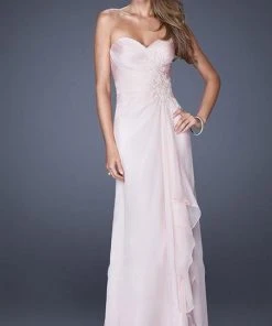 La Femme - 20479 Jeweled Lace Applique Sweetheart Gown Formal Gowns