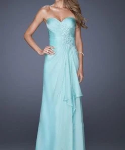 La Femme - 20479 Jeweled Lace Applique Sweetheart Gown Formal Gowns