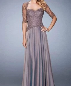 Formal Gowns La Femme - 21957 Laced Sweetheart A-Line Dress