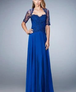 Formal Gowns La Femme - 21957 Laced Sweetheart A-Line Dress