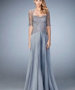 Formal Gowns La Femme - 21957 Laced Sweetheart A-Line Dress