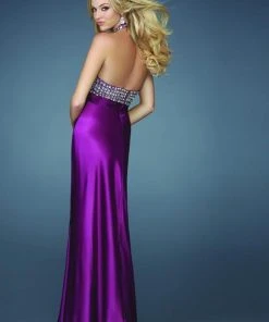 La Femme Gigi - 13870 Sparkling Halter Style Evening Dress