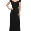 La Femme - Off Shoulder Ruched Evening Dress 29168SC - 1 Pc Wine In Size 14 Available Formal Gowns