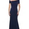 Formal Gowns La Femme - Pleated Off Shoulder Sheath Dress 29537SC