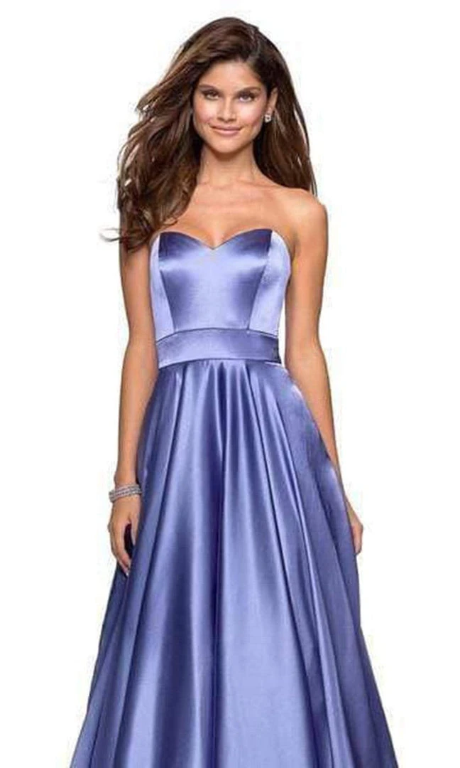La Femme - Sweetheart Empire A-Line Evening Dress 27506SC - 1 Pc Dark Periwinkle In Size 6 Available Formal Gowns 5 La Femme - Sweetheart Empire A-Line Evening Dress 27506SC - 1 Pc Dark Periwinkle In Size 6 Available Formal Gowns