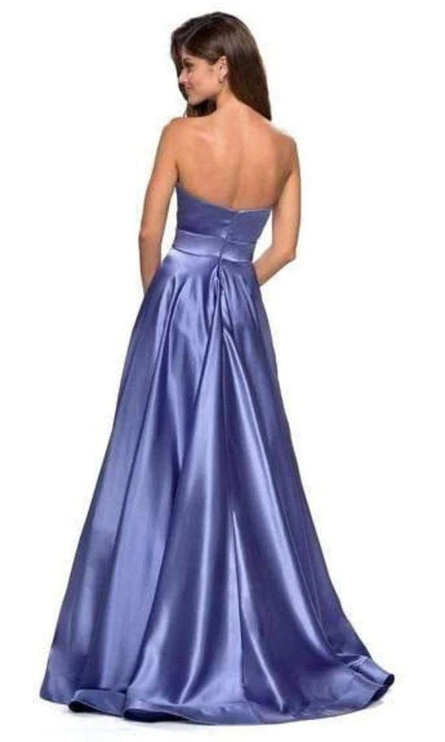 La Femme - Sweetheart Empire A-Line Evening Dress 27506SC - 1 Pc Dark Periwinkle In Size 6 Available Formal Gowns 4 La Femme - Sweetheart Empire A-Line Evening Dress 27506SC - 1 Pc Dark Periwinkle In Size 6 Available Formal Gowns
