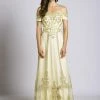 Formal Gowns Lara Dresses - 33520 Embellished Off Shoulder Evening Gown