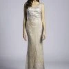 Lara Dresses - 33622 Scoop Neck Embellished Sheath Gown Formal Gowns 1 Lara Dresses - 33622 Scoop Neck Embellished Sheath Gown Formal Gowns