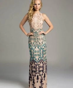 Lara Dresses - 42632 Exquisite Multi-Colored Jewel Dress