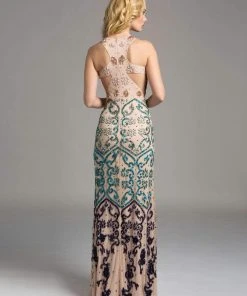 Lara Dresses - 42632 Exquisite Multi-Colored Jewel Dress 5 Lara Dresses - 42632 Exquisite Multi-Colored Jewel Dress