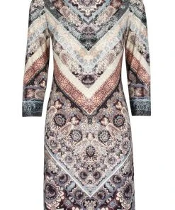 Cocktail Dresses London Times - T3085M Chevron Print Sheath Dress 15 Cocktail Dresses London Times - T3085M Chevron Print Sheath Dress