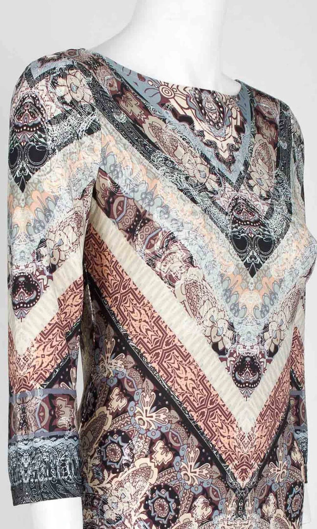 Cocktail Dresses London Times - T3085M Chevron Print Sheath Dress 10 Cocktail Dresses London Times - T3085M Chevron Print Sheath Dress