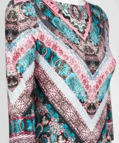 Cocktail Dresses London Times - T3085M Chevron Print Sheath Dress 14 Cocktail Dresses London Times - T3085M Chevron Print Sheath Dress