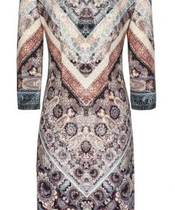 Cocktail Dresses London Times - T3085M Chevron Print Sheath Dress 16 Cocktail Dresses London Times - T3085M Chevron Print Sheath Dress