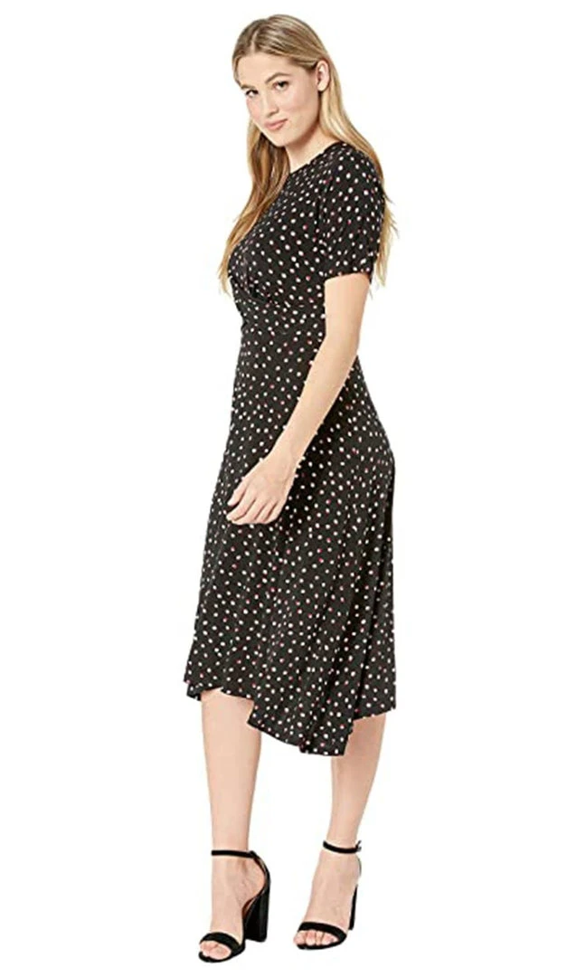 Plus Size Dresses London Times - T3806M Printed High Low A-Line Dress 5 Plus Size Dresses London Times - T3806M Printed High Low A-Line Dress
