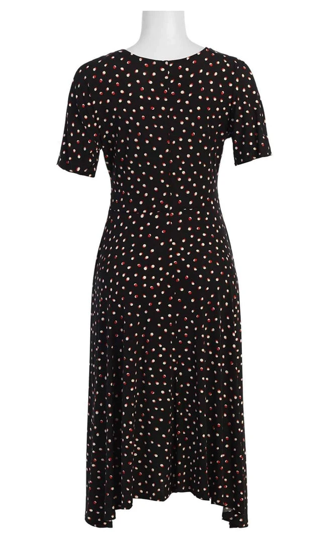 Plus Size Dresses London Times - T3806M Printed High Low A-Line Dress 7 Plus Size Dresses London Times - T3806M Printed High Low A-Line Dress