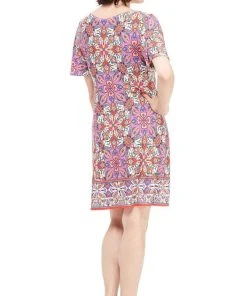 Cocktail Dresses London Times - T3969M Short Flutter Sleeve Knee Length Dress