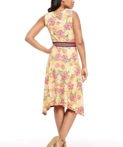 London Times - T4184M Floral Print V-Neck A-Line Dress Cocktail Dresses 16 London Times - T4184M Floral Print V-Neck A-Line Dress Cocktail Dresses