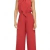 Plus Size Dresses London Times - T4564M Halter Tie Jumpsuit 2 Plus Size Dresses London Times - T4564M Halter Tie Jumpsuit
