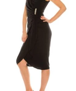 Cocktail Dresses London Times - T4678M Knee-Length Sheath Dress