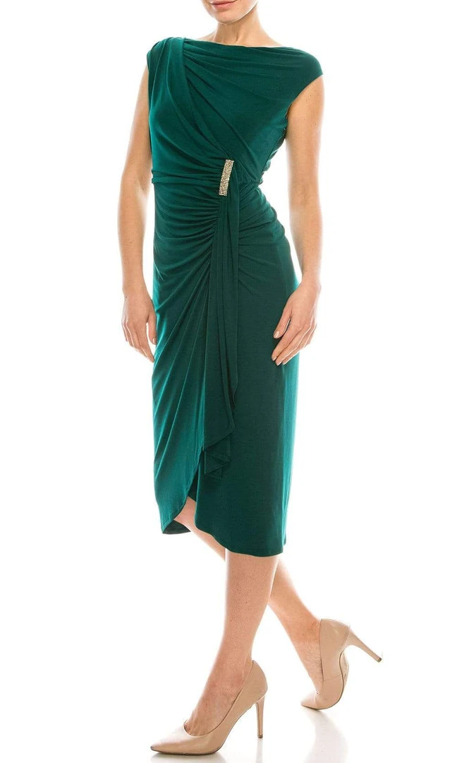 Cocktail Dresses London Times - T4678M Knee-Length Sheath Dress 8 Cocktail Dresses London Times - T4678M Knee-Length Sheath Dress
