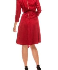 Cocktail Dresses London Times - T4839M Three Quarter Sleeve Twill Faux Wrap Dress 21 Cocktail Dresses London Times - T4839M Three Quarter Sleeve Twill Faux Wrap Dress