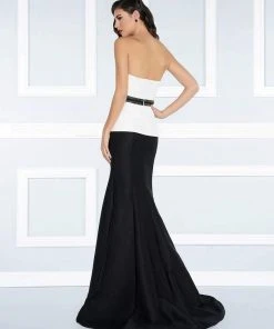 Mac Duggal - 25303R Mermaid Gown With Beaded Belt Formal Gowns