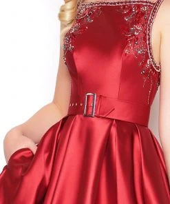 Formal Gowns Mac Duggal - 50509D Beaded Bateau Ballgown With Train 7 Formal Gowns Mac Duggal - 50509D Beaded Bateau Ballgown With Train