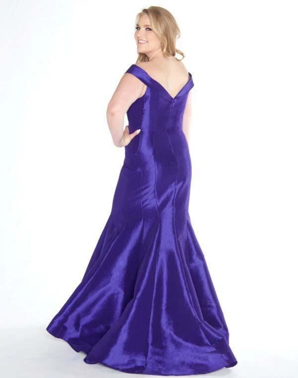 Mac Duggal - 66387F Off-Shoulder Taffeta Mermaid Dress 5 Mac Duggal - 66387F Off-Shoulder Taffeta Mermaid Dress