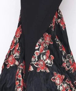 Formal Gowns Mac Duggal - 67673R Floral Plunging Fitted Mermaid Gown