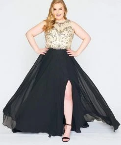 Mac Duggal - 77372F Embellished Lace Jewel Neck A-line Dress Formal Gowns 7 Mac Duggal - 77372F Embellished Lace Jewel Neck A-line Dress Formal Gowns