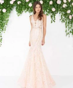 Mac Duggal - 79158D Bejeweled V-neck Trumpet Dress 7 Mac Duggal - 79158D Bejeweled V-neck Trumpet Dress