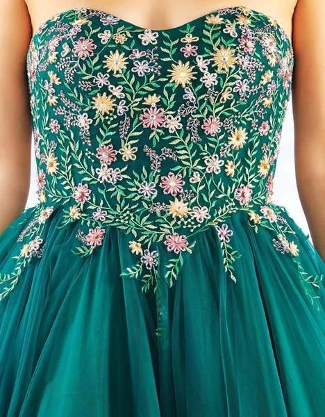 Mac Duggal Ballgowns - 50523H Embroidered Strapless Pleated Ballgown 4 Mac Duggal Ballgowns - 50523H Embroidered Strapless Pleated Ballgown