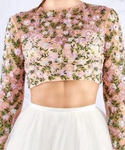 Formal Gowns Mac Duggal Ballgowns - 50526H Two Piece Floral Embroidered Ballgown 7 Formal Gowns Mac Duggal Ballgowns - 50526H Two Piece Floral Embroidered Ballgown