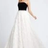 Formal Gowns Mac Duggal Ballgowns - 67684H Strapless Bodice Rosette Ballgown