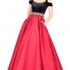 Mac Duggal Ballgowns - 77506H Cold Shoulder Fitted Ballgown Formal Gowns