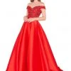 Formal Gowns Mac Duggal Black White Red - 62905R Bejeweled Mikado Ballgown 1 Formal Gowns Mac Duggal Black White Red - 62905R Bejeweled Mikado Ballgown