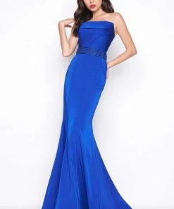 Mac Duggal - Black White Red Style 85602R Formal Gowns