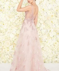 Mac Duggal Couture - 20092D Beaded Floral Embroidered A-line Dress 5 Mac Duggal Couture - 20092D Beaded Floral Embroidered A-line Dress