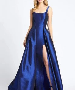 Mac Duggal Evening - 12225D Sleeveless Ballgown With High Slit Formal Gowns