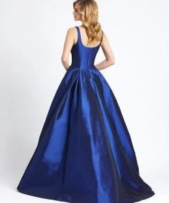 Mac Duggal Evening - 12225D Sleeveless Ballgown With High Slit Formal Gowns