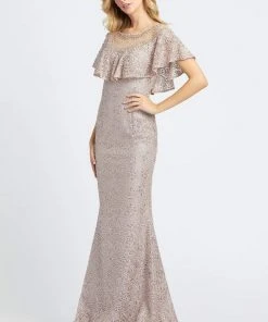 Mac Duggal Evening - 79232D Beaded Long Trumpet Gown Formal Gowns