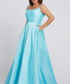 Formal Gowns Mac Duggal Fabulouss - 67219F Scoop Neck A-line Gown With Train