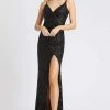 Formal Gowns Mac Duggal Flash - 5064L Full Sequin V Neck Sleeveless Fitted Gown 2 Formal Gowns Mac Duggal Flash - 5064L Full Sequin V Neck Sleeveless Fitted Gown