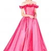 Formal Gowns Mac Duggal Flash - 66723L Sleek Ruffle-Paneled Off Shoulder Ballgown