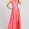 Mac Duggal Flash - 67339L Embellished Halter A-line Gown 1 Mac Duggal Flash - 67339L Embellished Halter A-line Gown