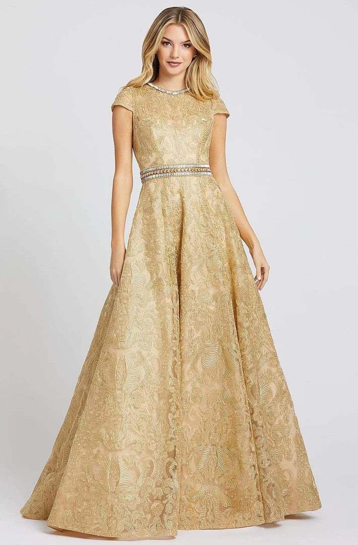 Mac Duggal Prom - 12326M Crystal Embellished Embroidered A-Line Gown 3 Mac Duggal Prom - 12326M Crystal Embellished Embroidered A-Line Gown